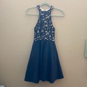 Black and Lace Special Occasion Dress - 0